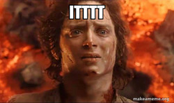 Frodo it's over it's done