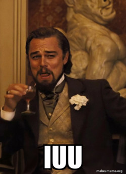 Leonardo DiCaprio Laughing Django