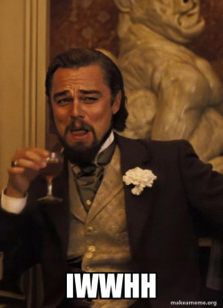 Leonardo DiCaprio Laughing Django