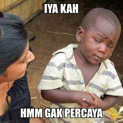 Skeptical Third World Kid
