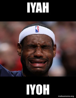 Lebron Crying