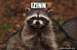 Evil Plotting Raccoon