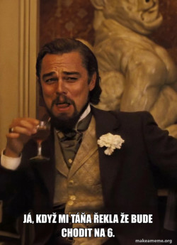 Leonardo DiCaprio Laughing Django