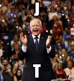 Happy Tim Walz
