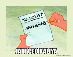 To Do List - Nothing