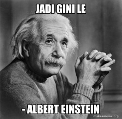 Serious Albert Einstein