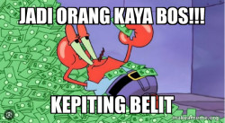 Mr Krabs Money