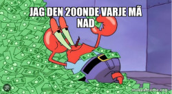 Mr Krabs Money