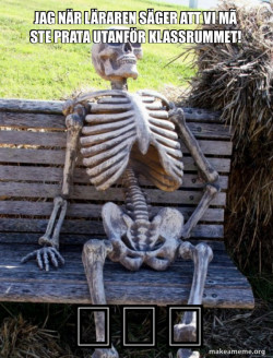 Waiting Skeleton