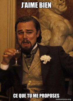 Leonardo DiCaprio Laughing Django