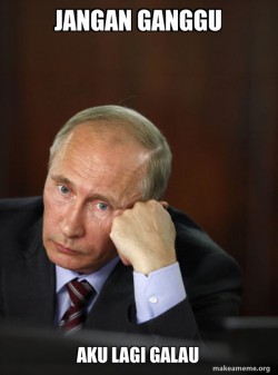 Contemplative Putin