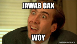 Sarcastic Nicholas Cage