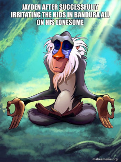 Rafiki Meditating - Lion King