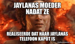 Frodo it's over it's done