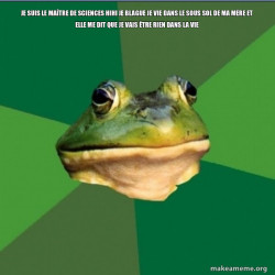Foul Bachelor Frog