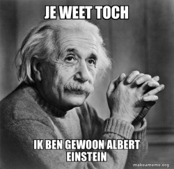 Serious Albert Einstein