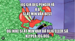 Mr Krabs Money