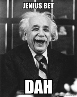 Laughing Albert Einstein