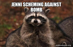 Evil Plotting Raccoon