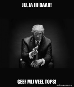 Trump Sitting In Chair - I Am In Their Way