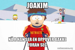 pÃ¥ ski