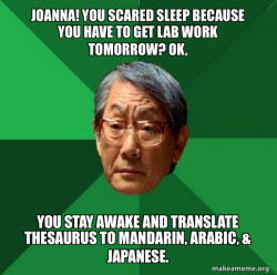 High Expectations Asian Father
