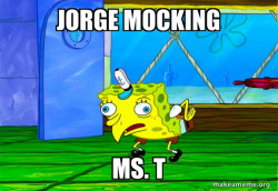 Mocking SpongeBob