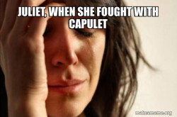 First World Problems