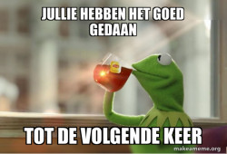 Kermit Drinking Tea