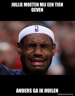 Lebron Crying