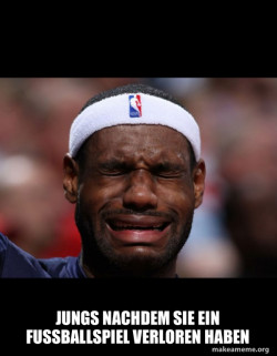 Lebron Crying