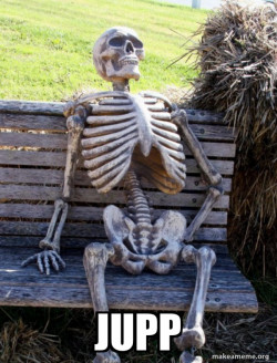 Waiting Skeleton