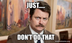 Ron Swanson : I am a Simple Man