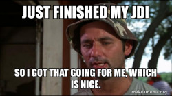 Bill Murry Caddyshack (So I got that going for me)