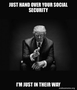 Trump Sitting In Chair - I Am In Their Way