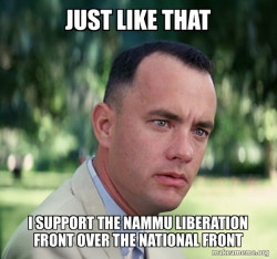 Forrest Gump just like that