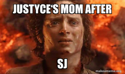 Frodo it's over it's done