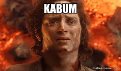 Frodo it's over it's done