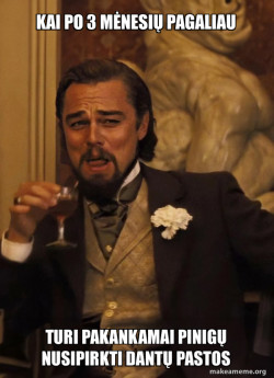 Leonardo DiCaprio Laughing Django