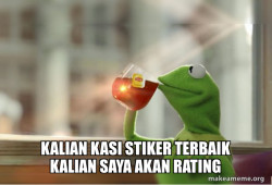 Kermit Drinking Tea