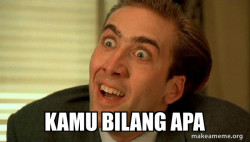 Sarcastic Nicholas Cage