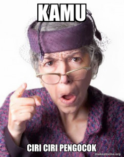 Disapproving Grandma