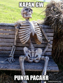 Waiting Skeleton
