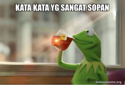 Kermit Drinking Tea