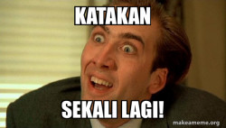 Sarcastic Nicholas Cage