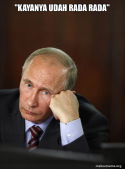 Contemplative Putin