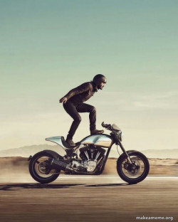 Keanu Reeves Stunt Bike