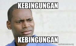 Confused Black Man