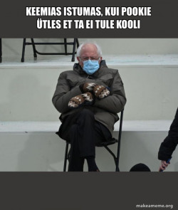 Bernie Sanders at the Inauguration