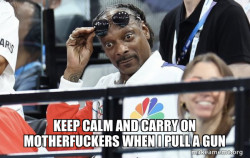 âKeep calm and carry onâ